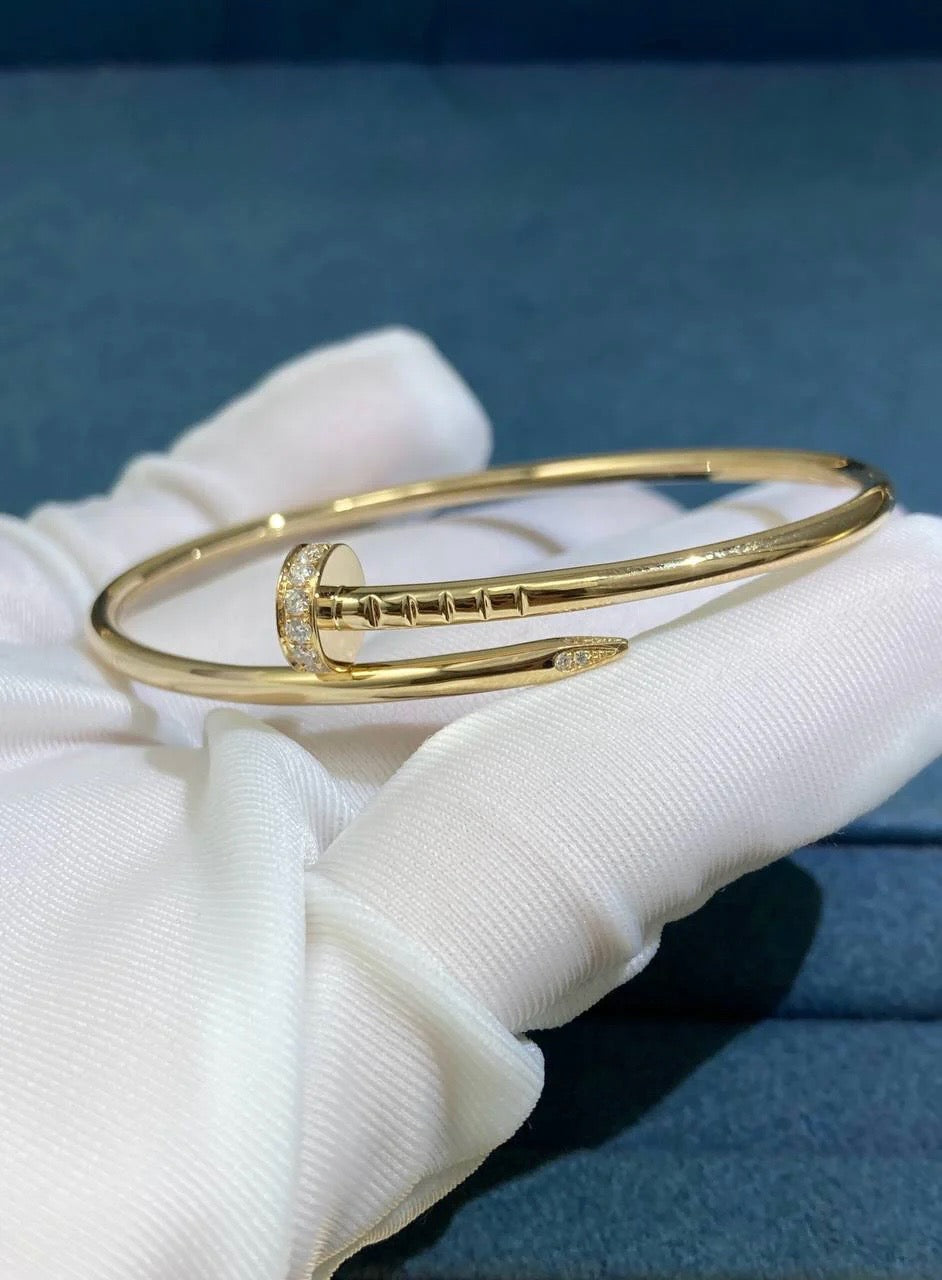 Bracelet clou avec diamants Petit modèle