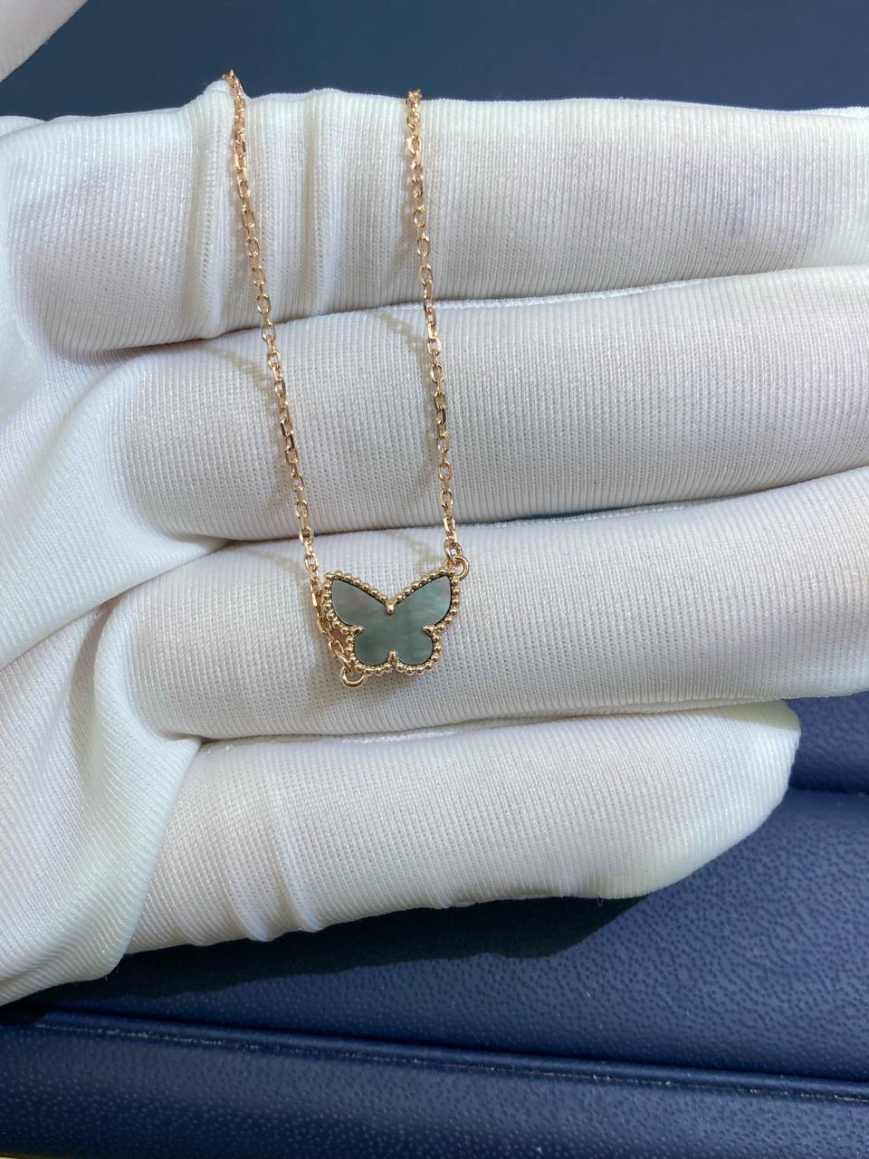 VC butterfly grey Mother-of-Pearl bracelet, Mini model