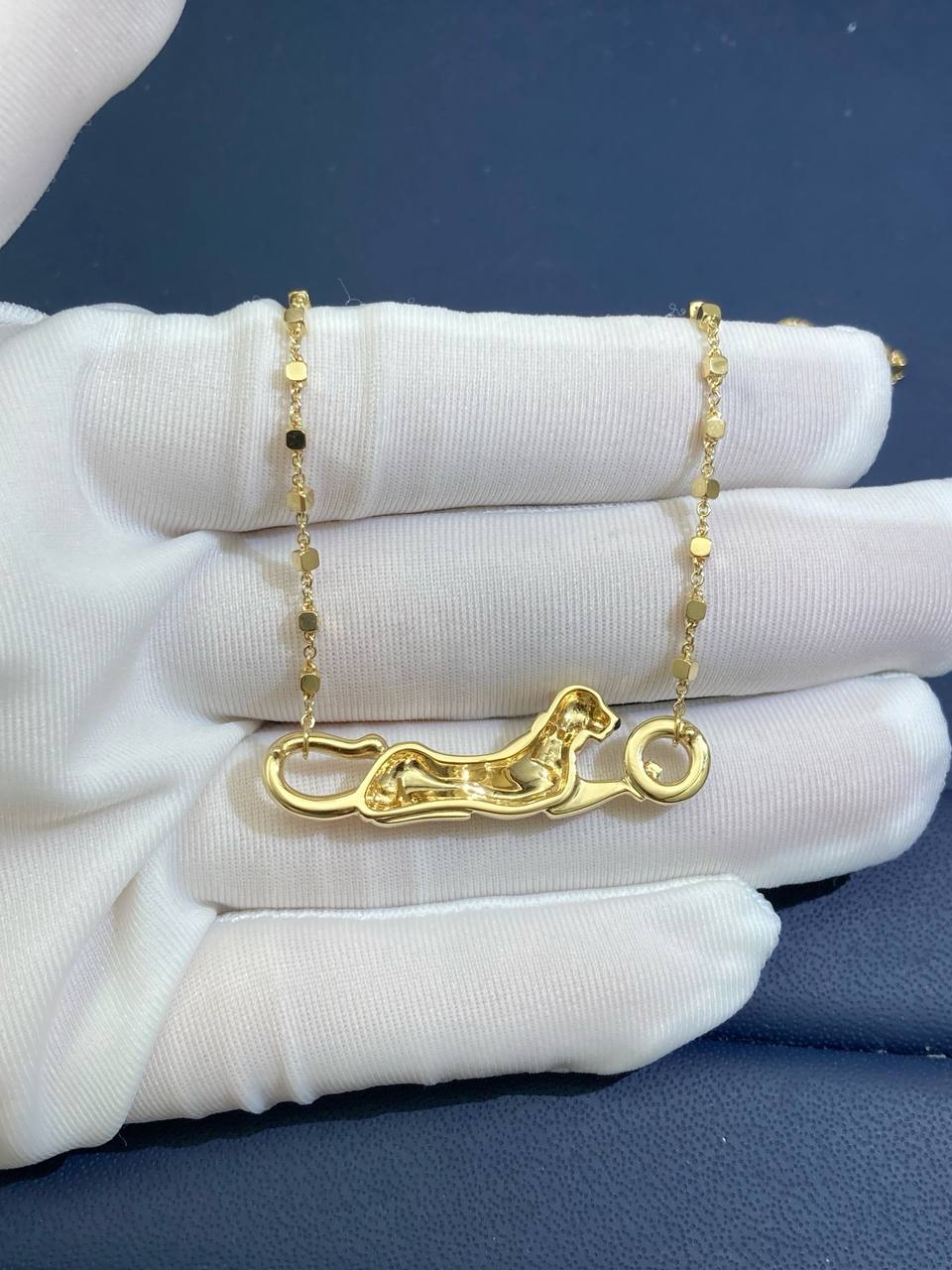 Panther necklace with diamonds