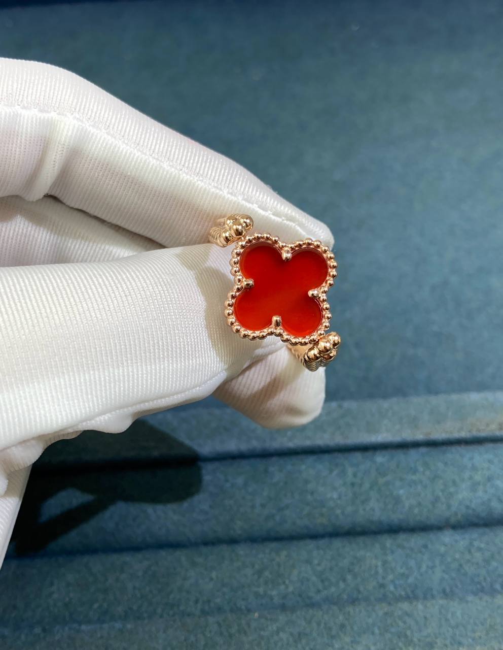 VC Guilloche reversible ring