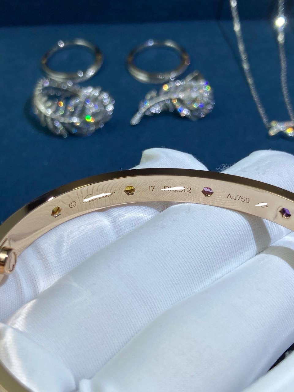 Love Multi-gem rainbow bracelet