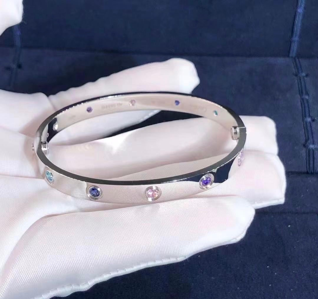 Love Multi-gem rainbow bracelet, Classic model