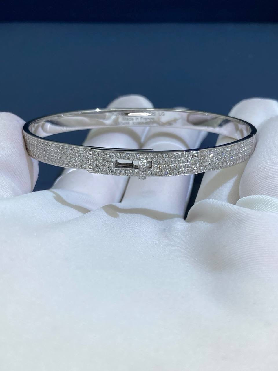 HRMS full pave diamond bracelet, Small model