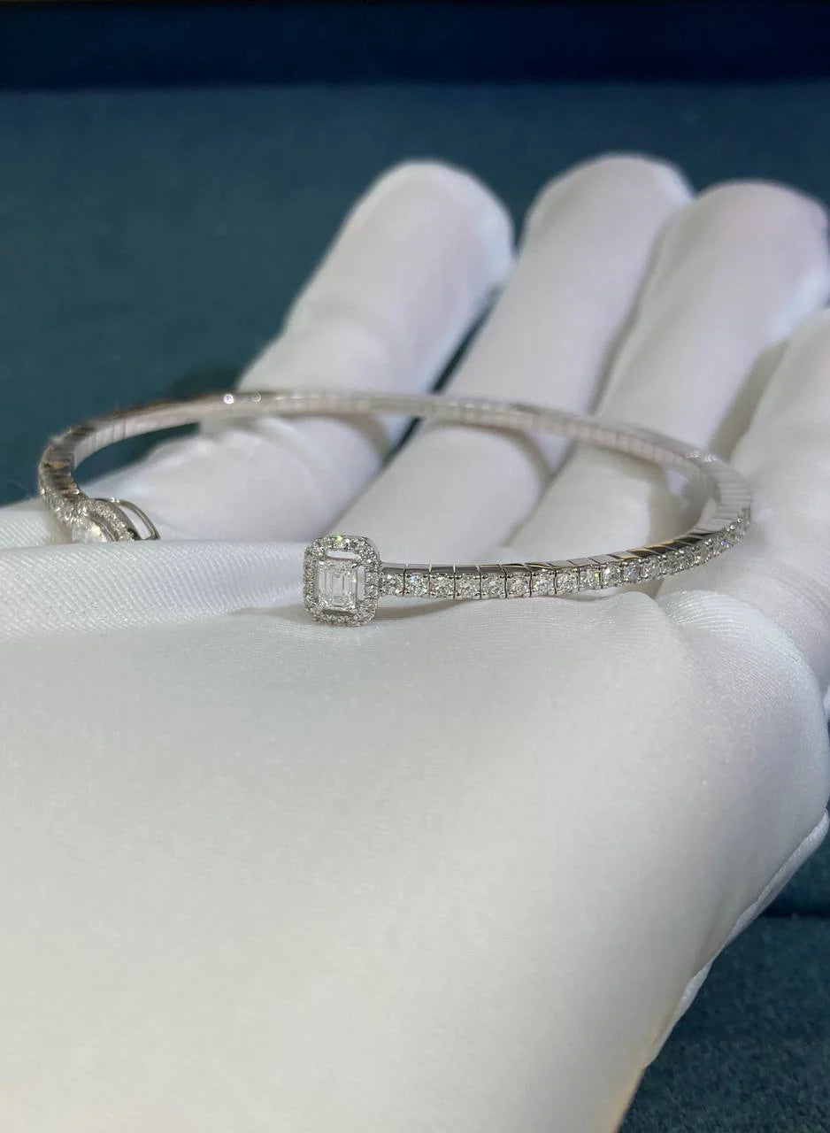 MSSK full pave diamond bracelet