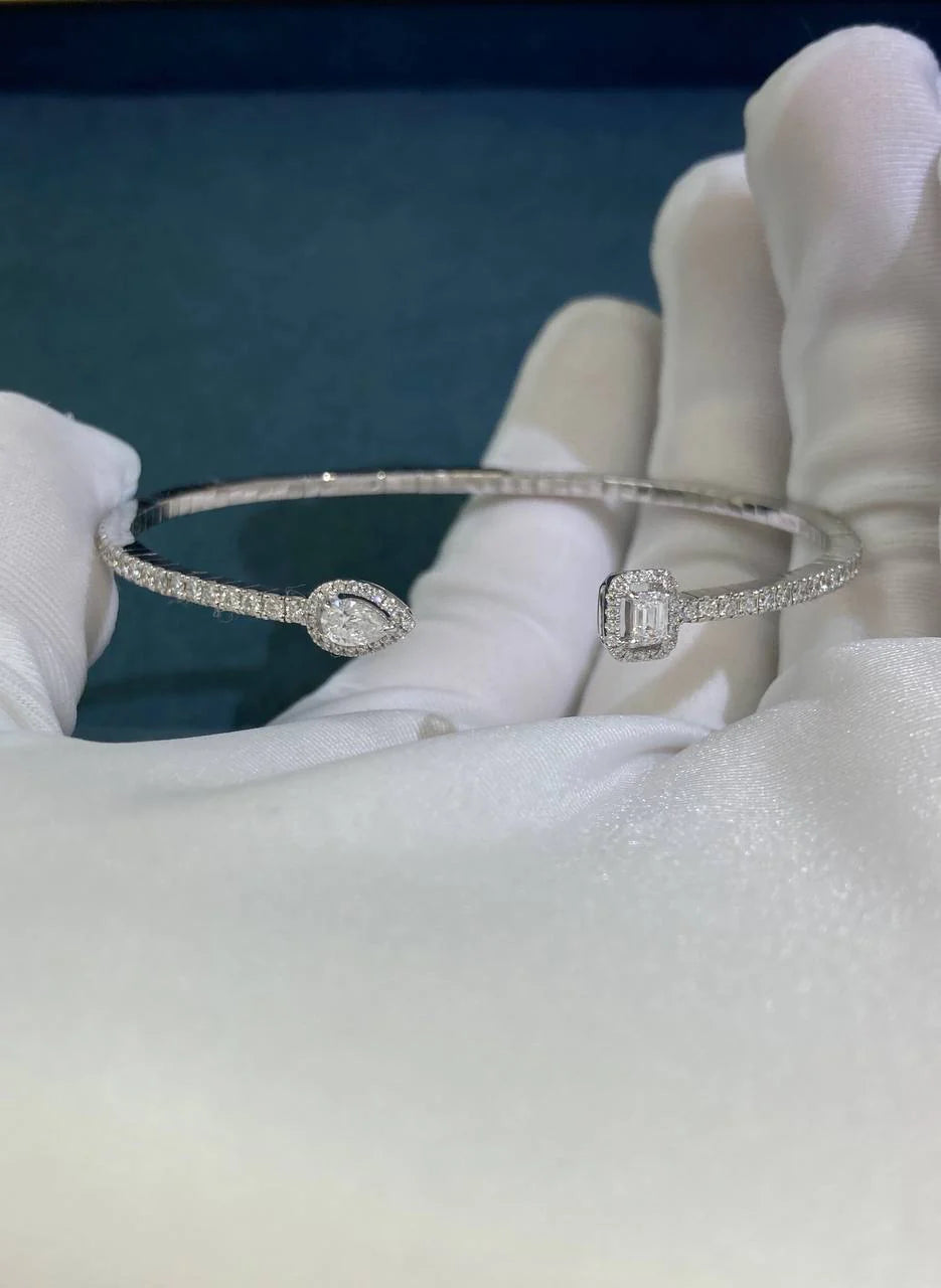 MSSK full pave diamond bracelet