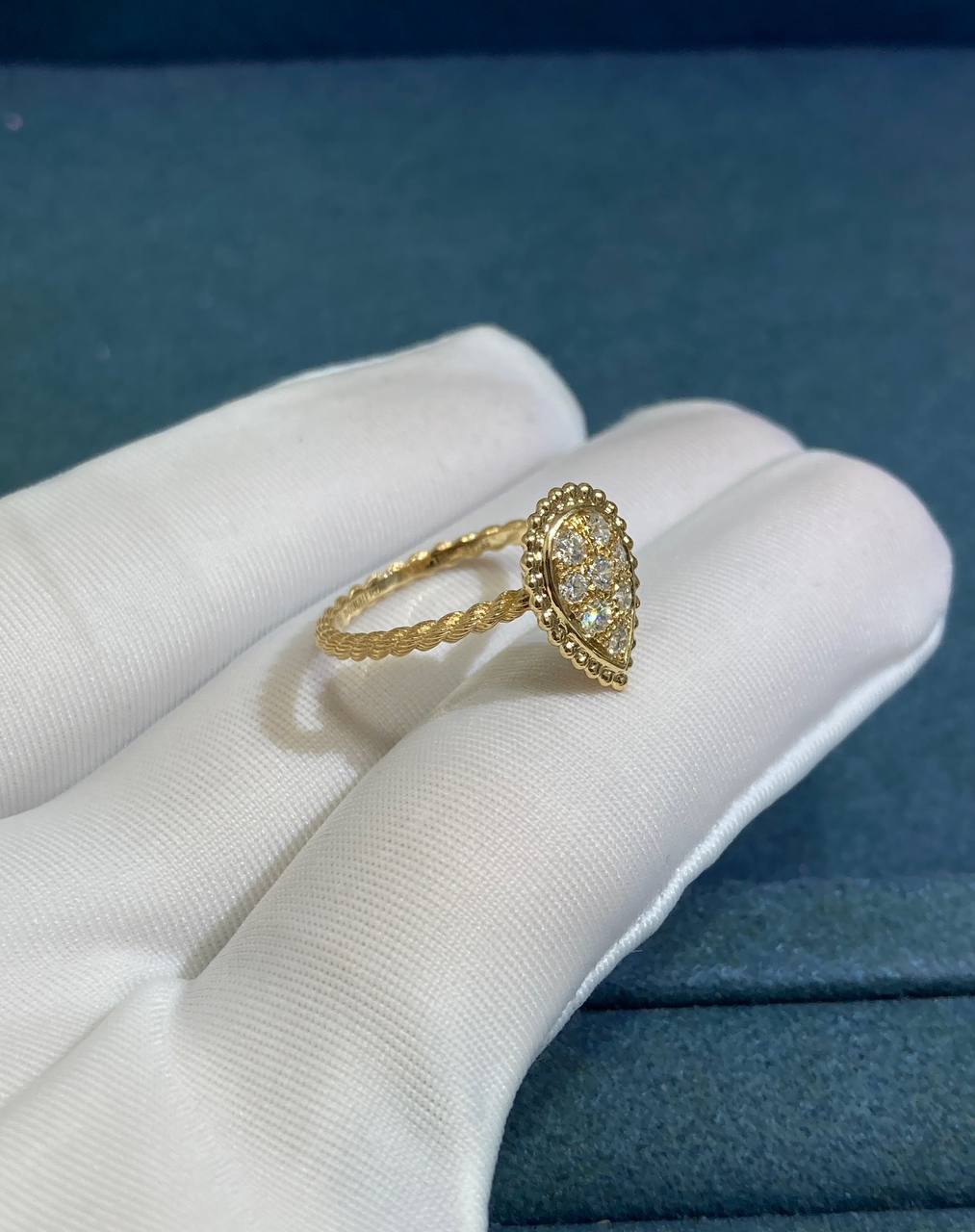 BCHRN ring with diamonds, Small model