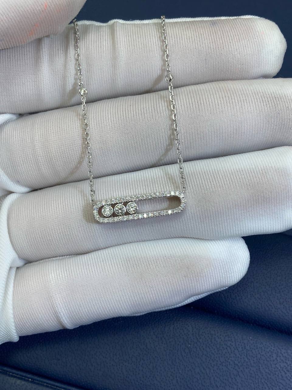 MSSK baby move full pave diamond pendant