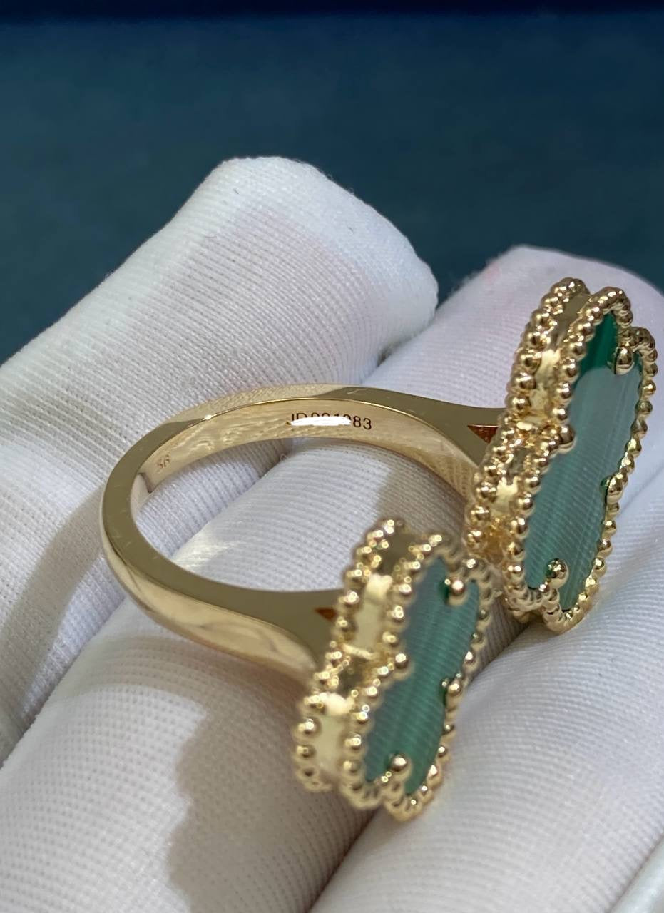 VC between the finger Malachite ring