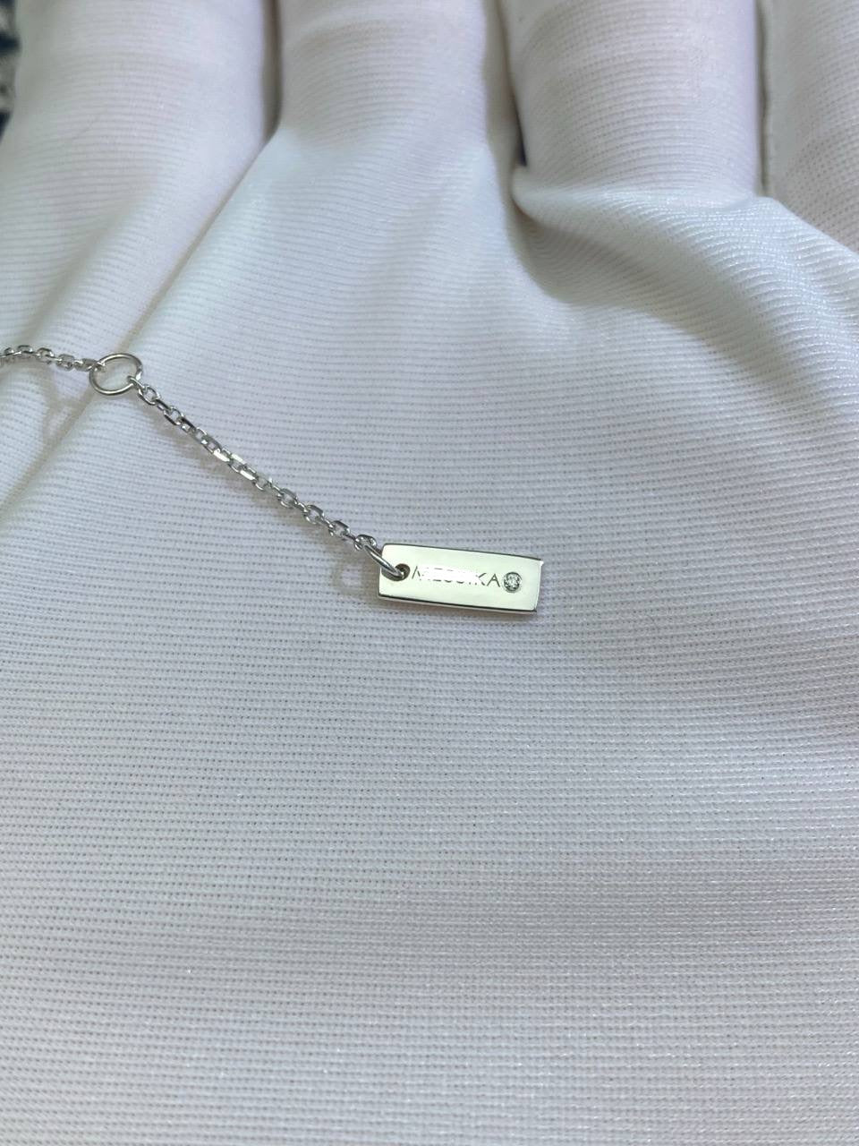 MSSK double row necklace with diamonds