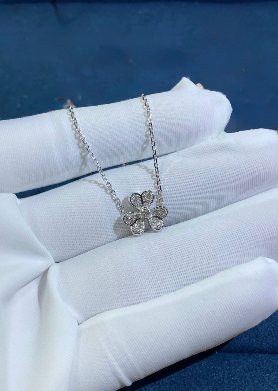 VC floral full pave diamond bracelet, Mini model