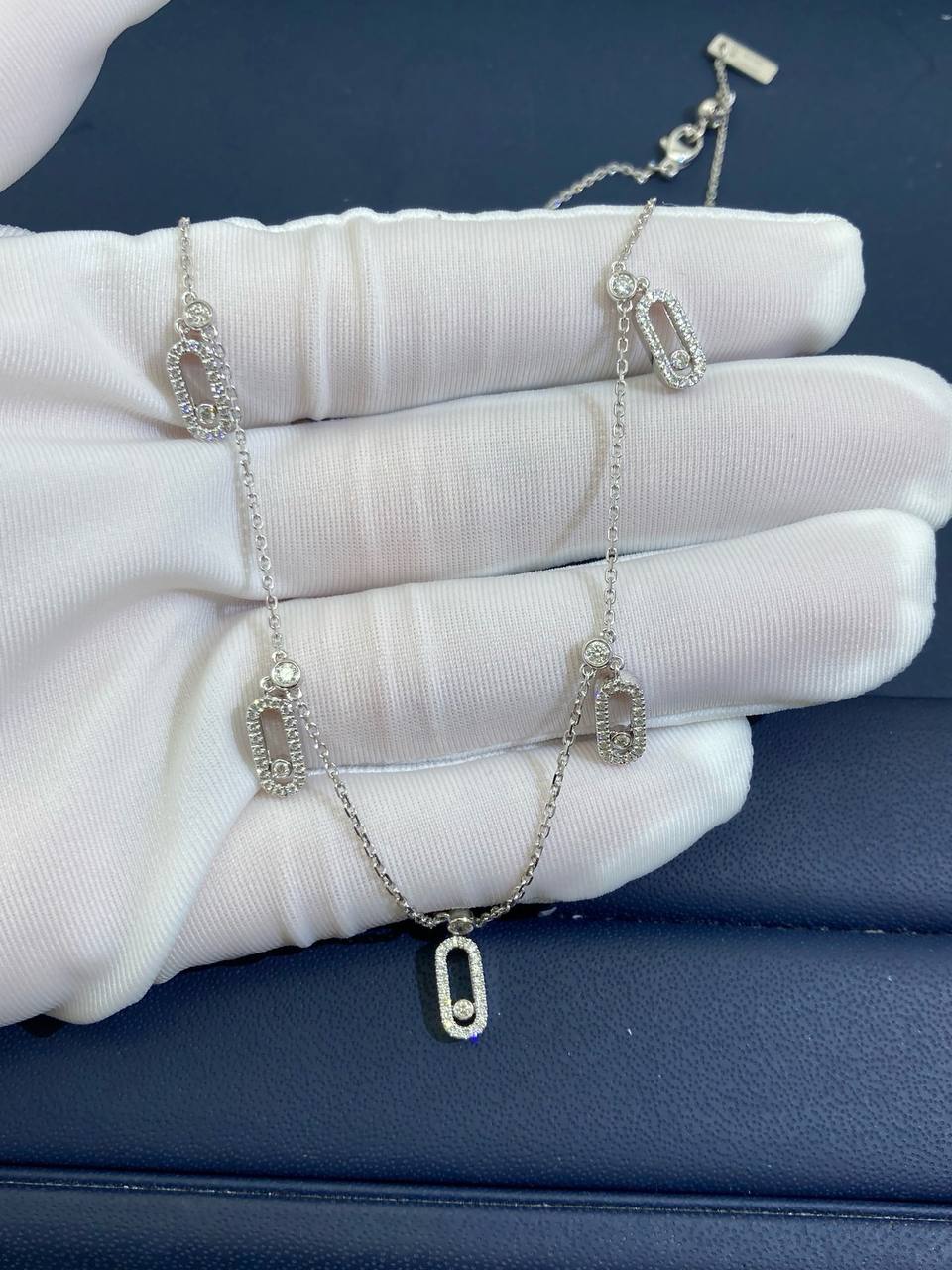 MSSK chocker necklace with diamonds