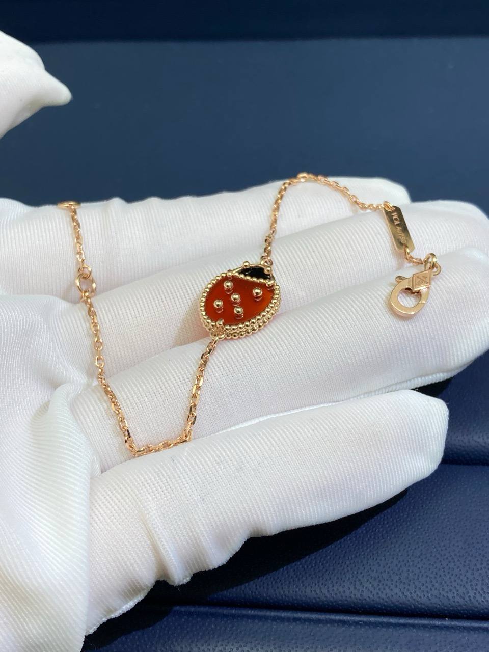 VC Ladybug closed wings bracelet