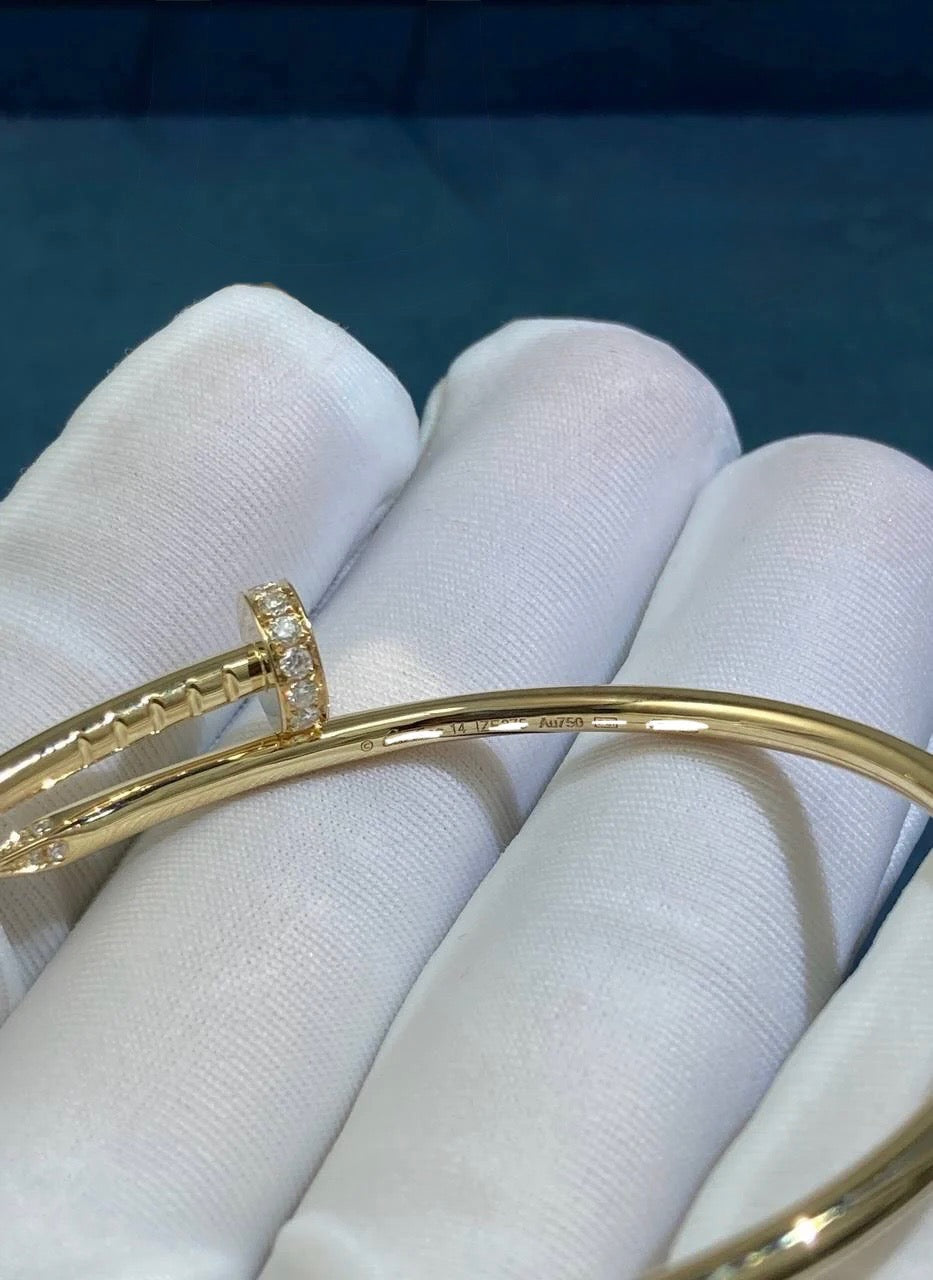 Bracelet clou avec diamants Petit modèle