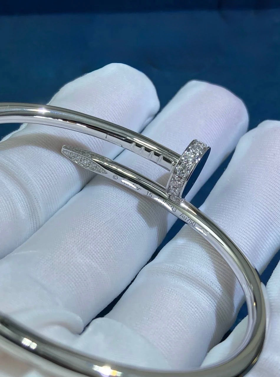 Bracelet clou avec diamants Moyen modèle