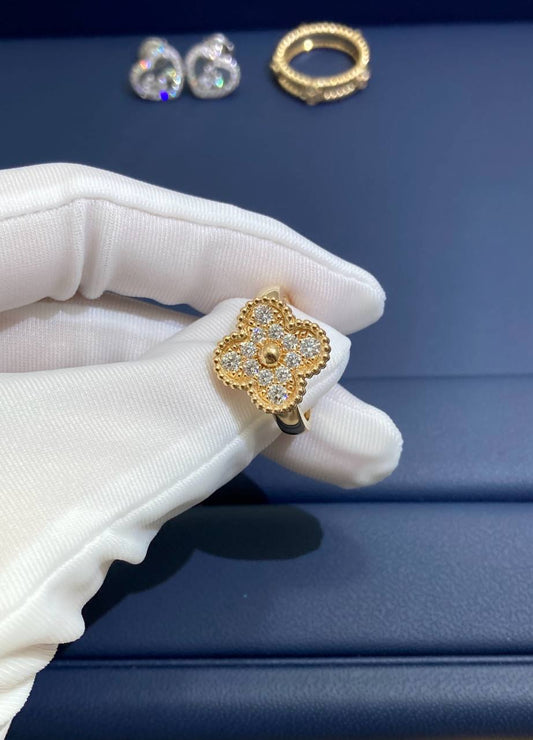 VC full pave diamond ring