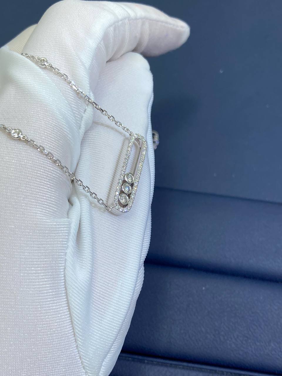 MSSK baby move full pave diamond pendant