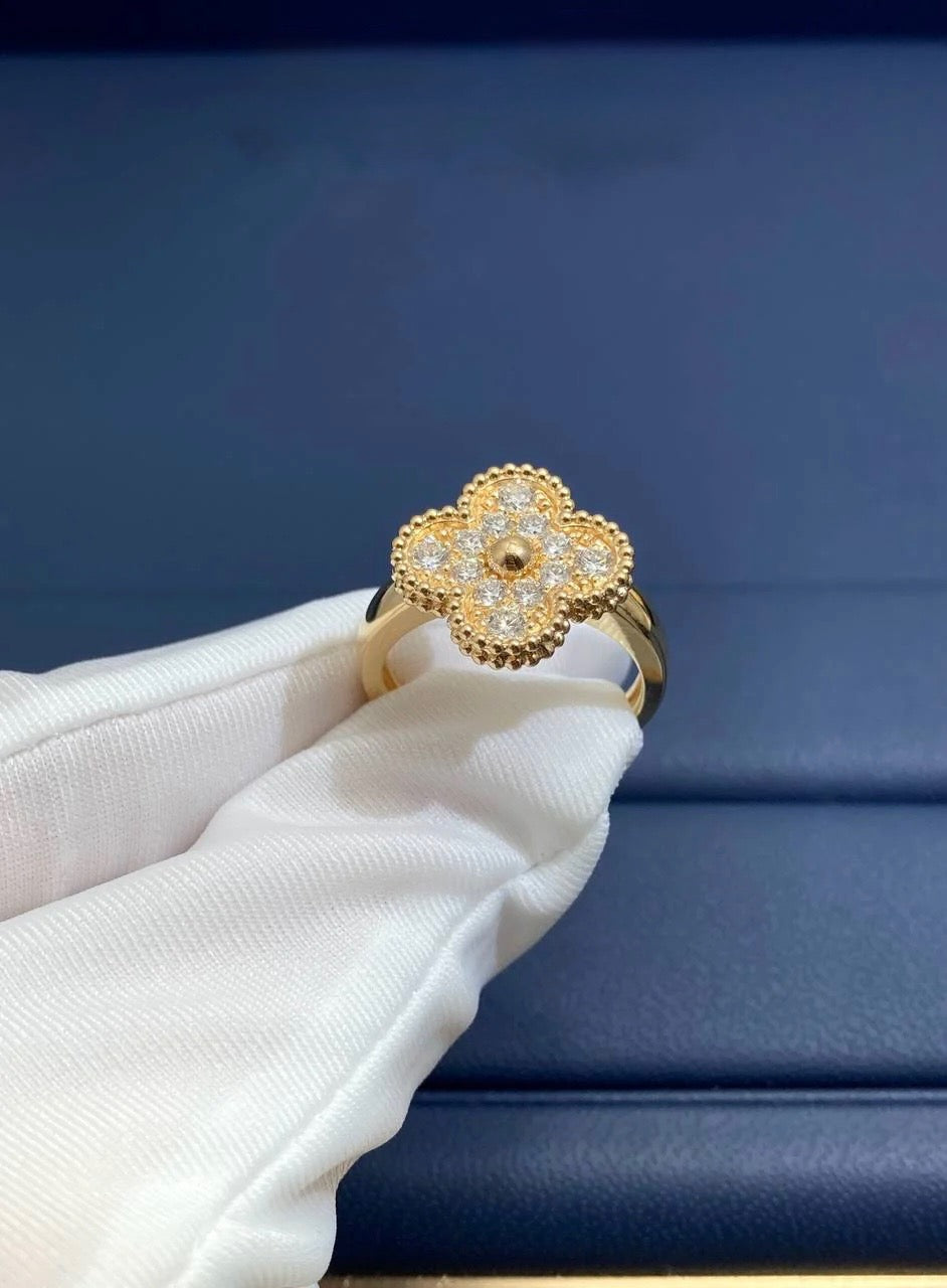 VC full pave diamond ring