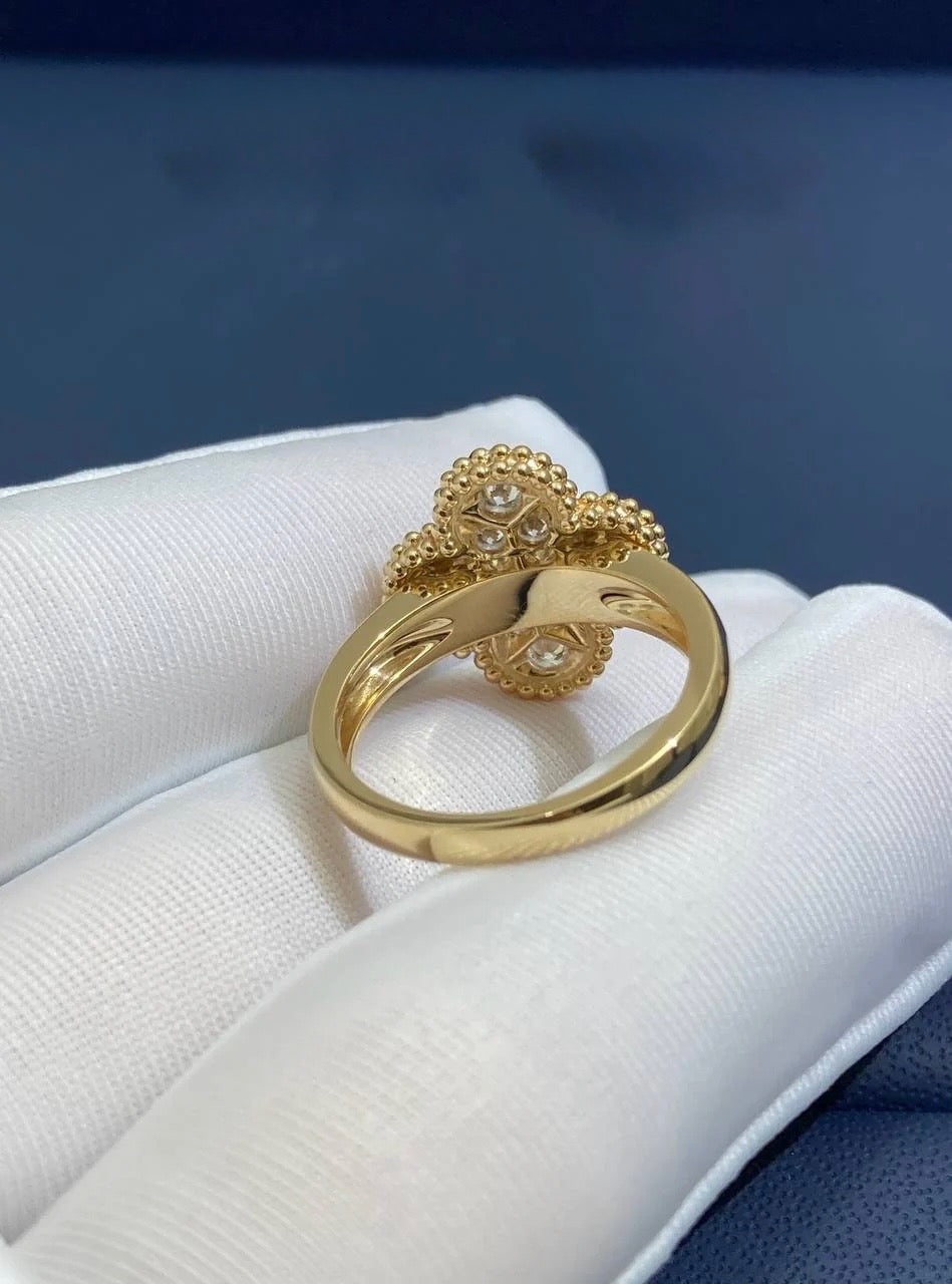 VC full pave diamond ring