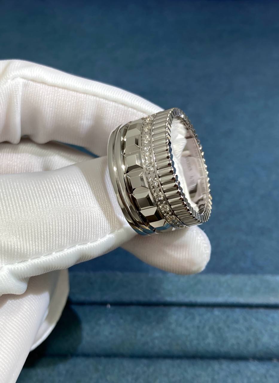 BCHRN half-pave diamond ring, Large model