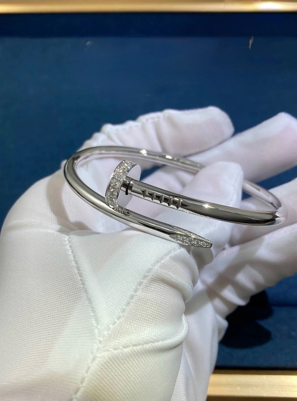 Bracelet clou avec diamants Moyen modèle