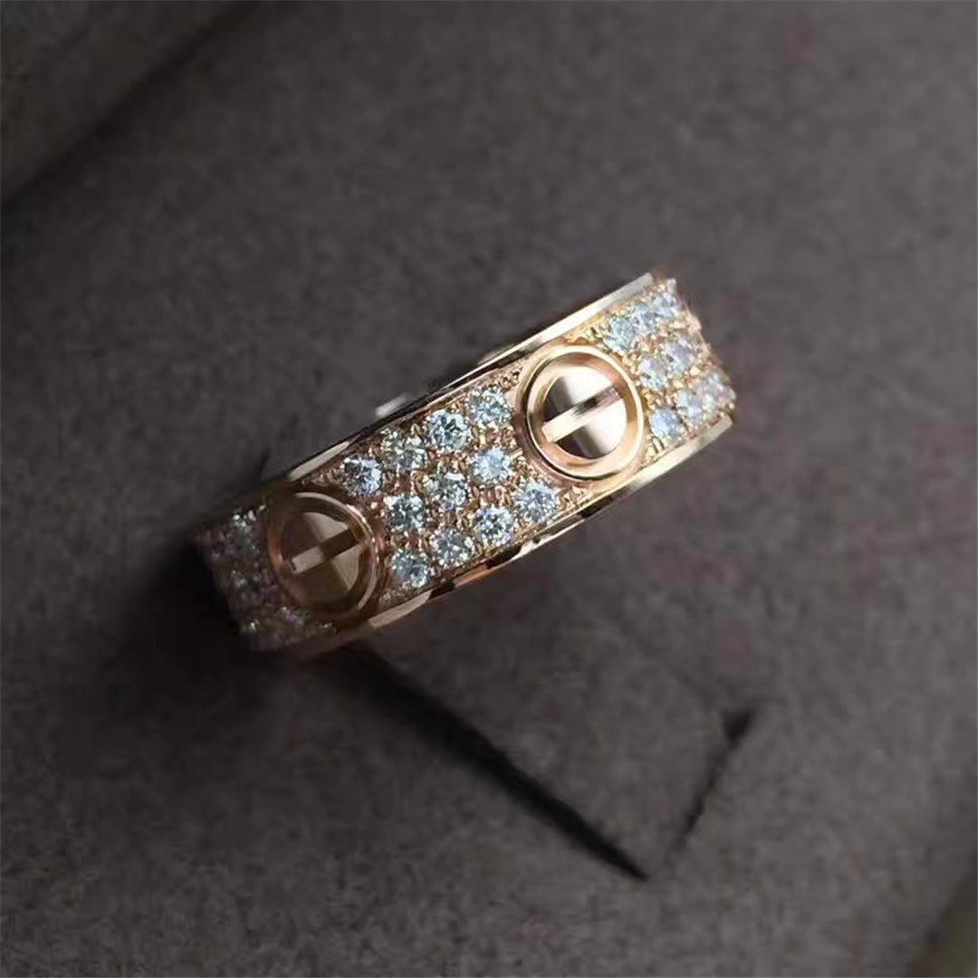 Love full pave diamond ring, Classic model