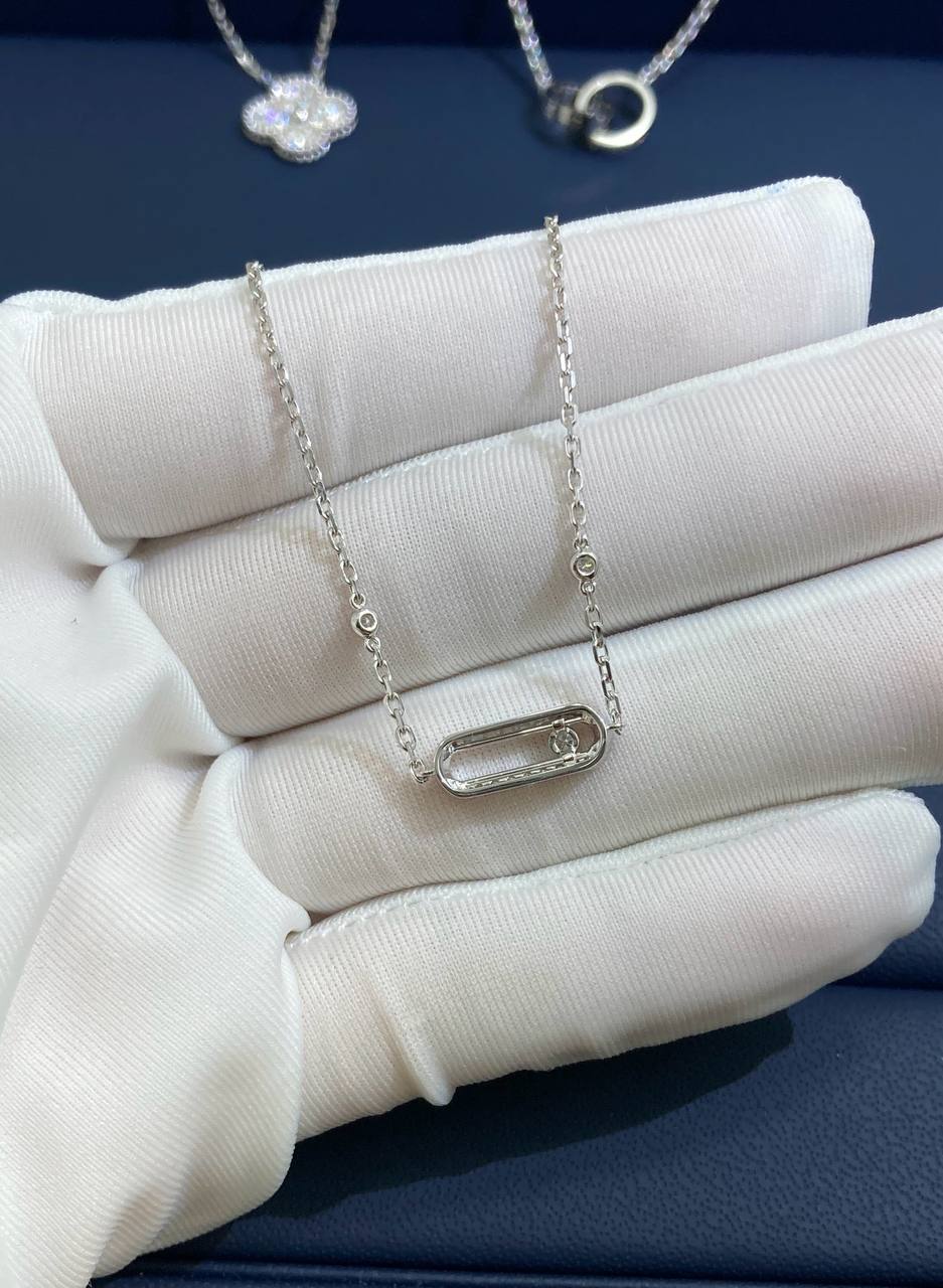MSSK chain bracelet with diamonds