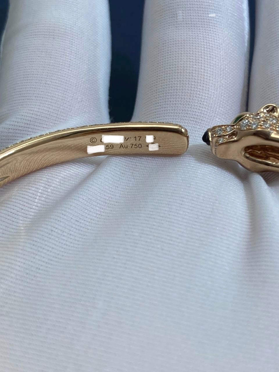 Panther pave diamond bracelet