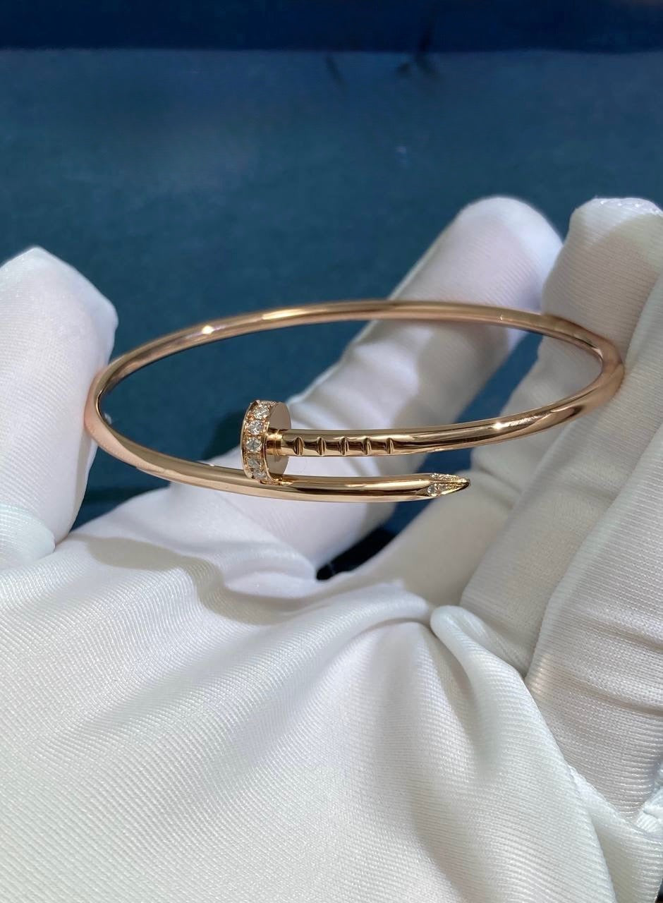 Bracelet clou avec diamants Petit modèle