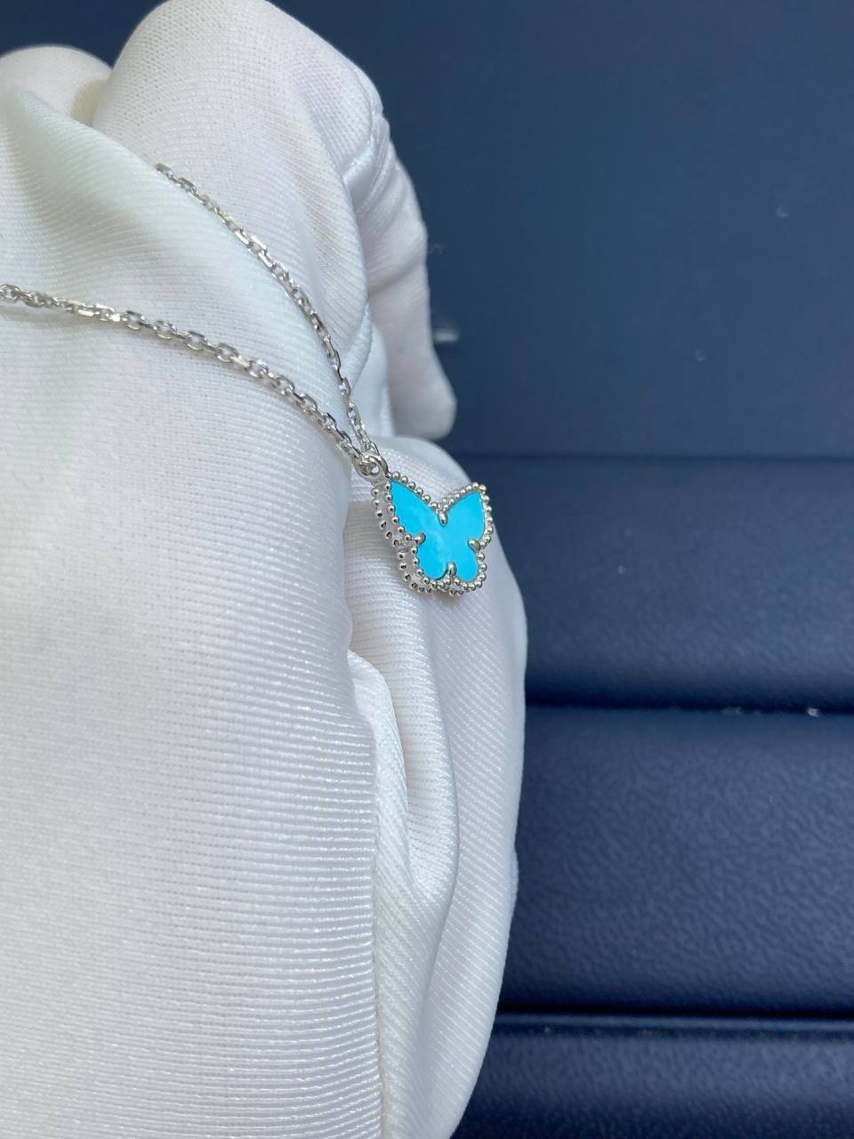 VC butterfly Turquoise pendant, Mini model