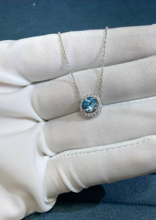 TC Aquamarine pendant