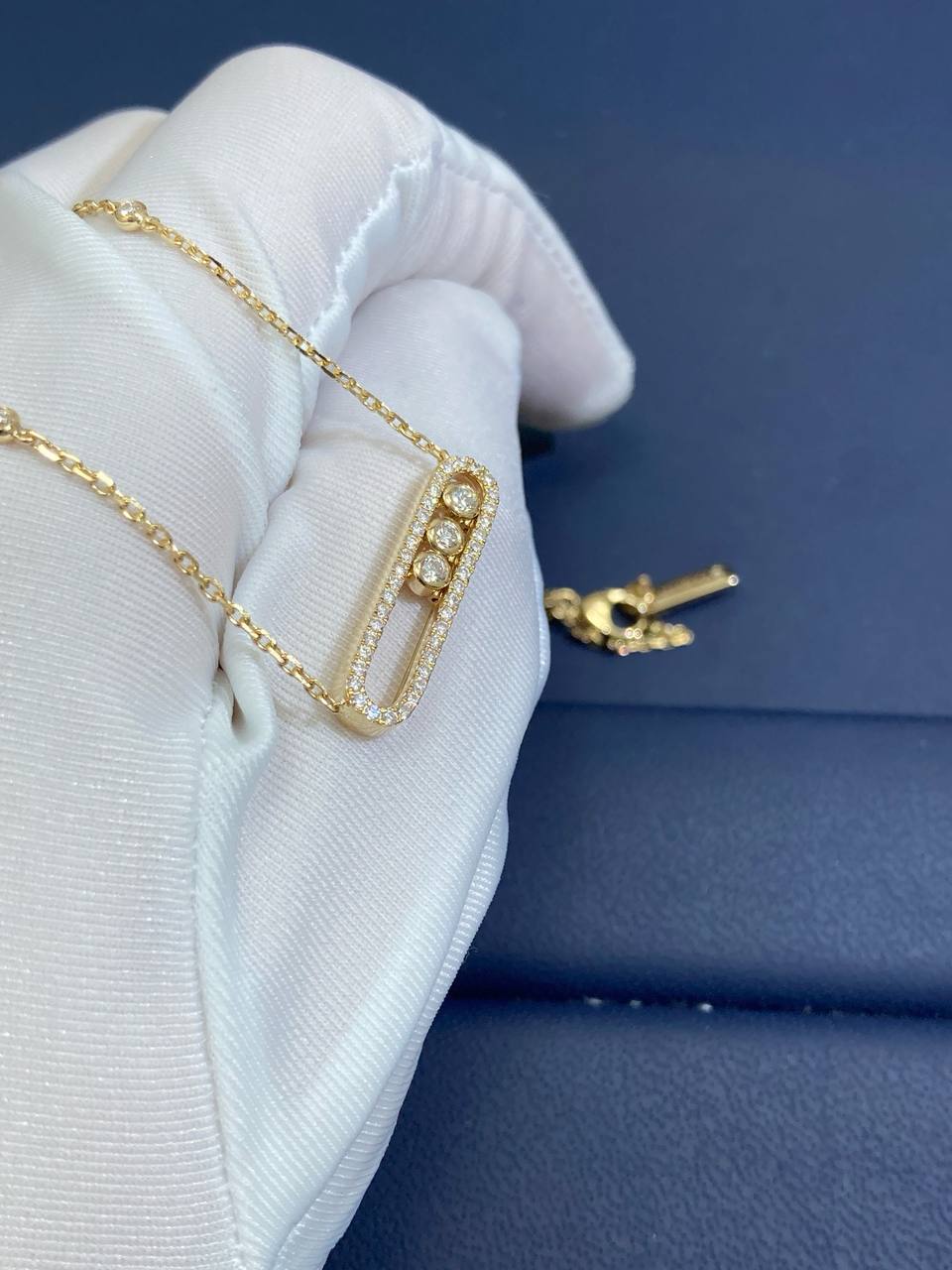 MSSK baby move full pave diamond pendant