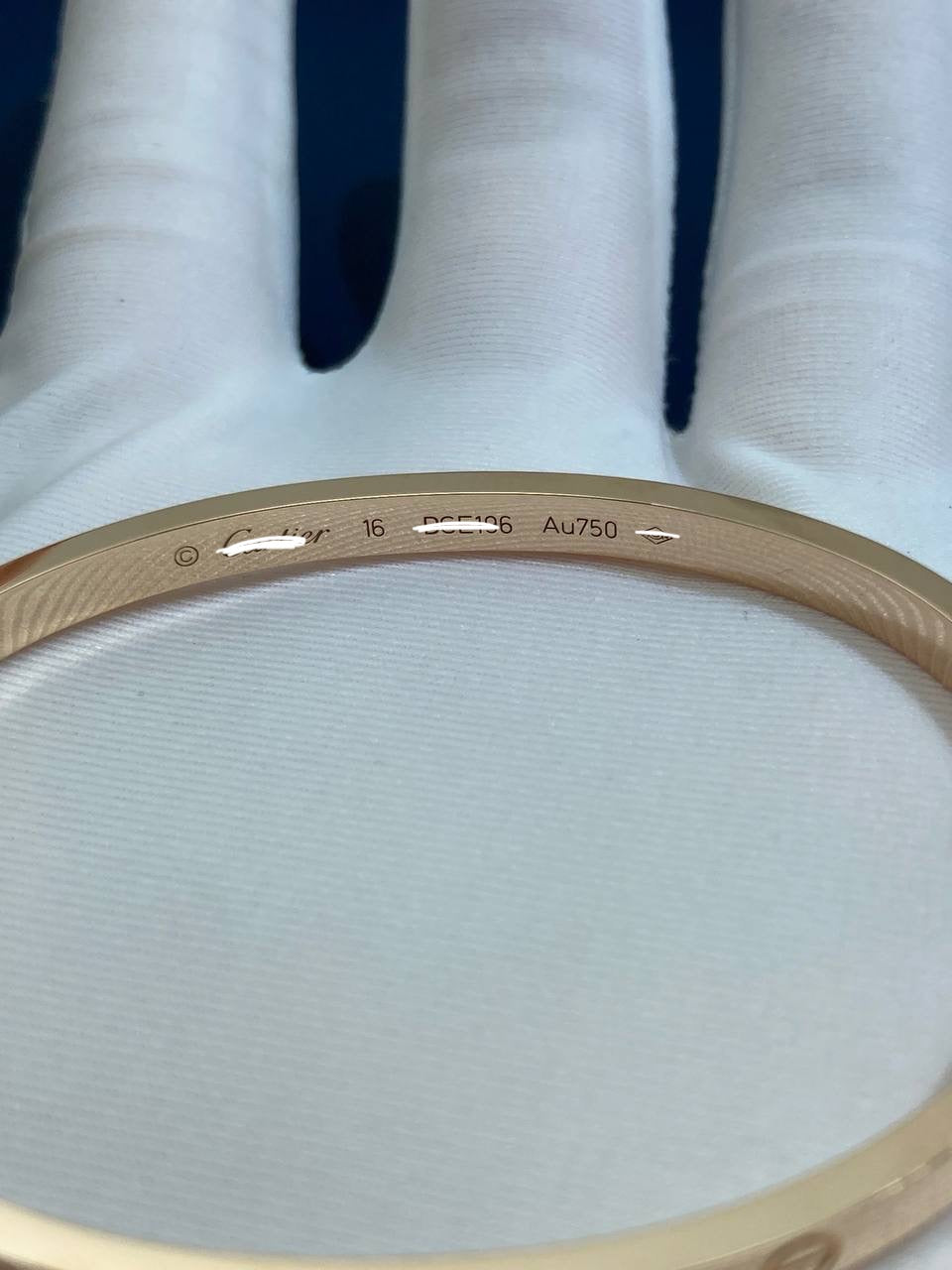 Love bracelet with 6 diamonds, Small model