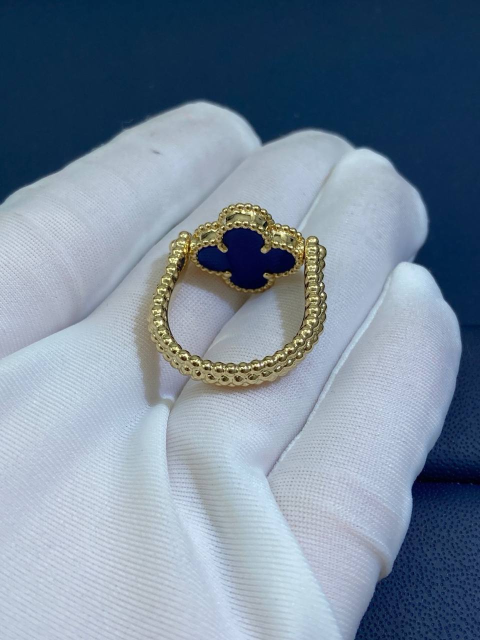 VC Guilloche reversible ring