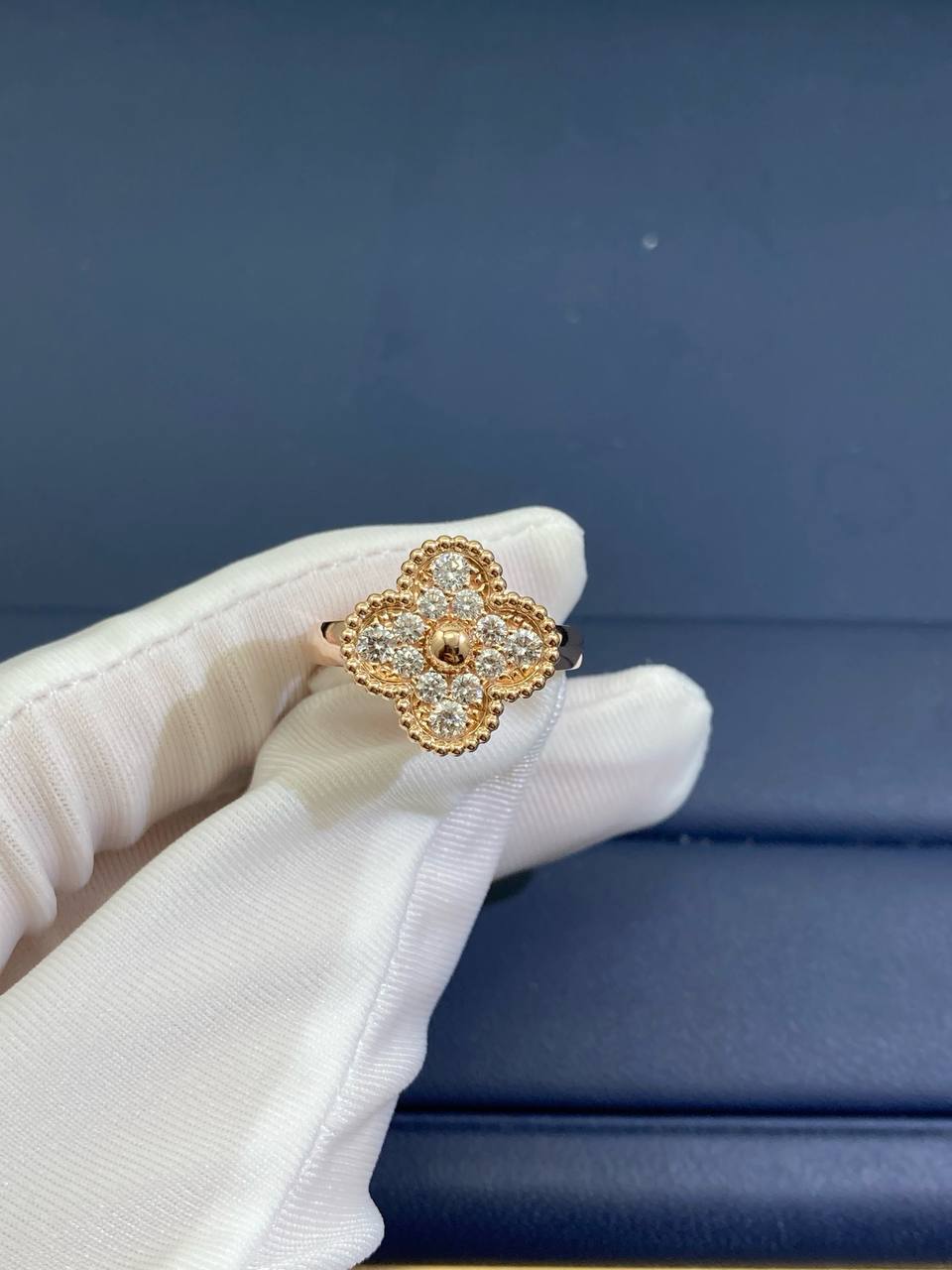 VC full pave diamond ring