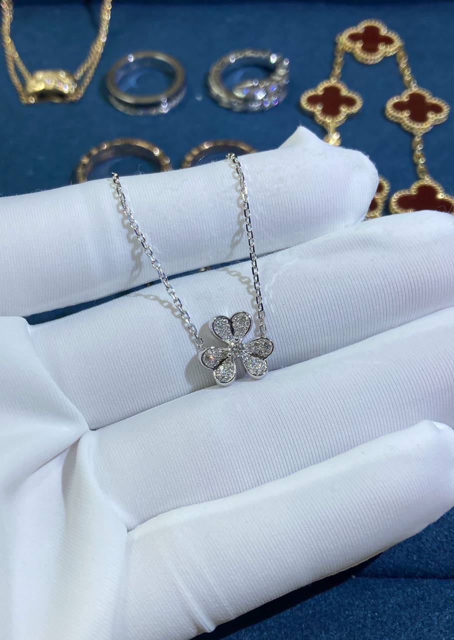 VC floral full pave diamond bracelet, Mini model