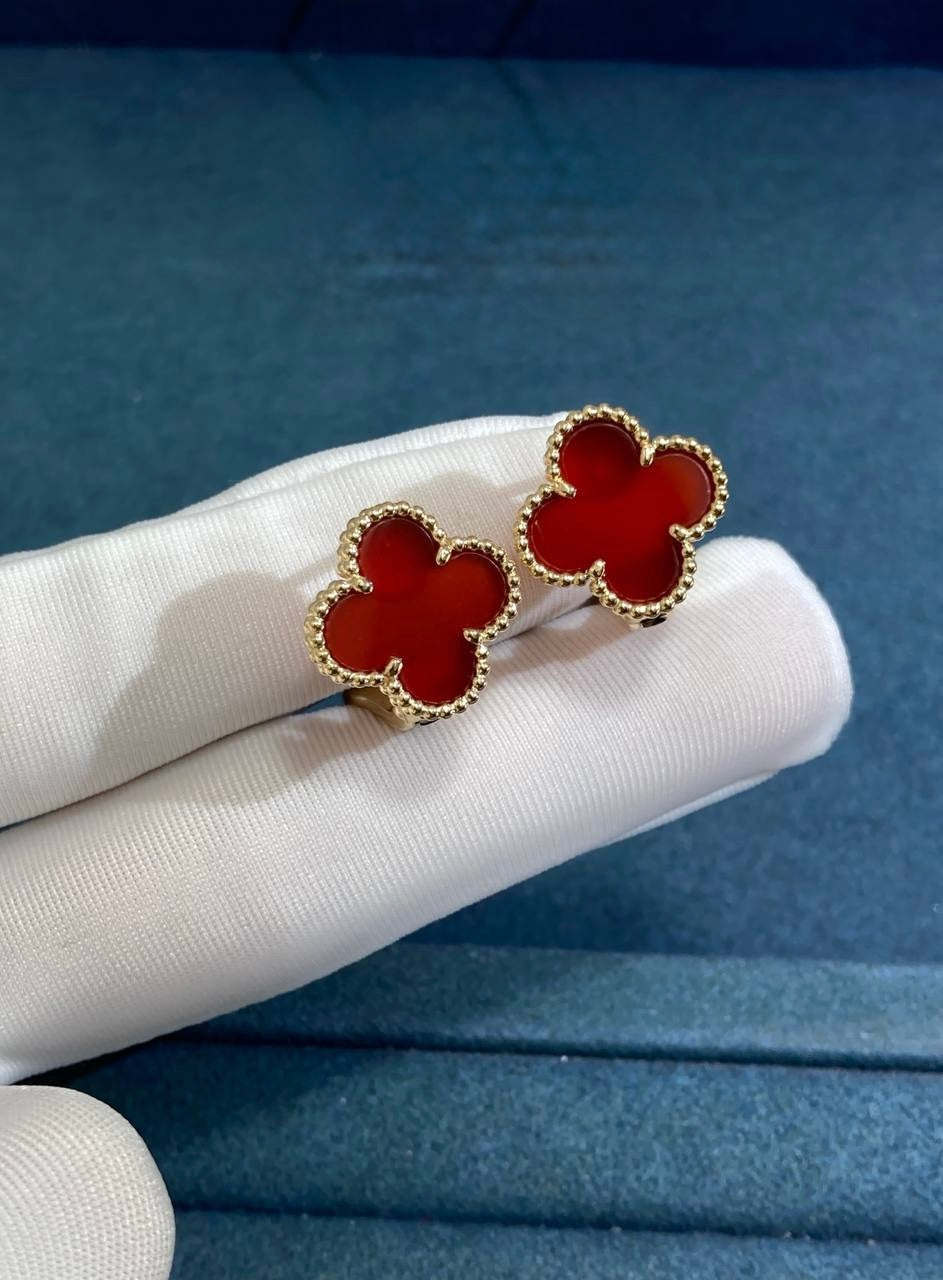VC Carnelian earrings 15mm