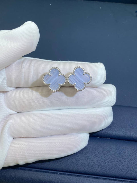VC Chalcedony earrings 15mm