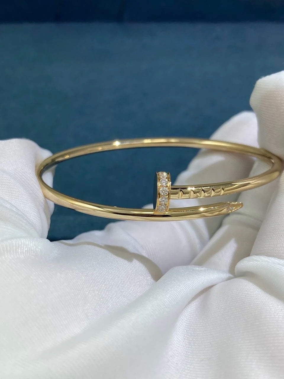 Bracelet clou avec diamants Petit modèle