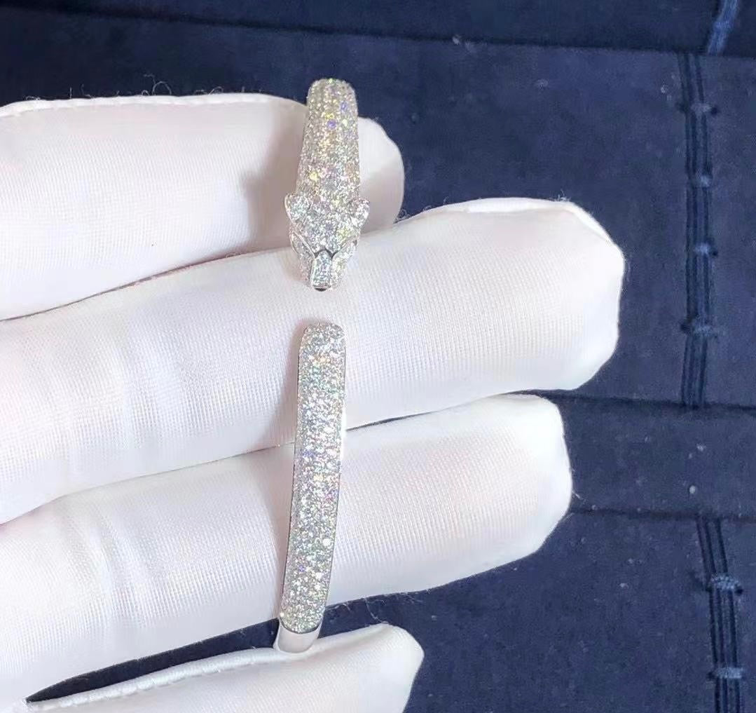 Panther pave diamond bracelet