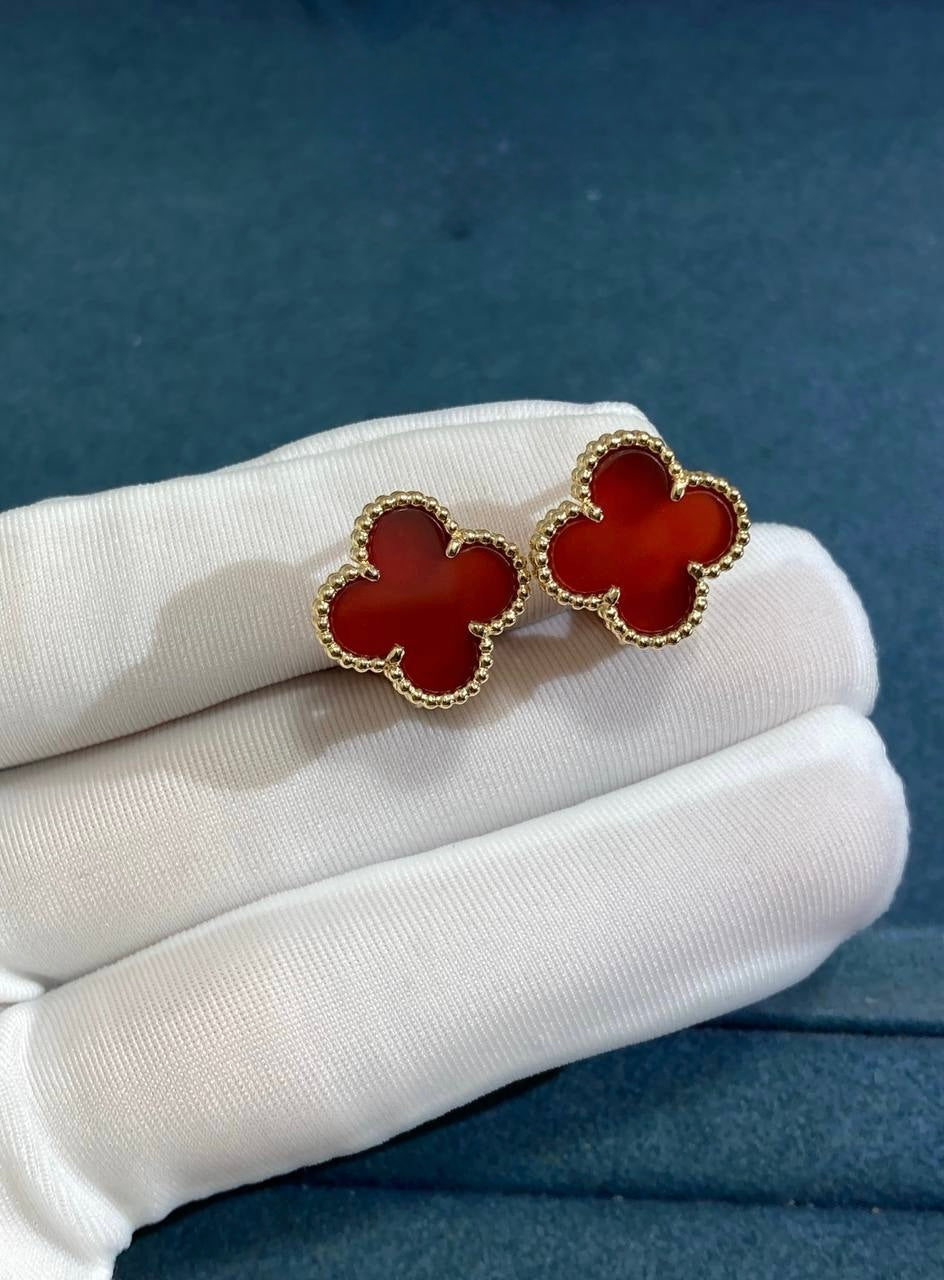 VC Carnelian earrings 15mm