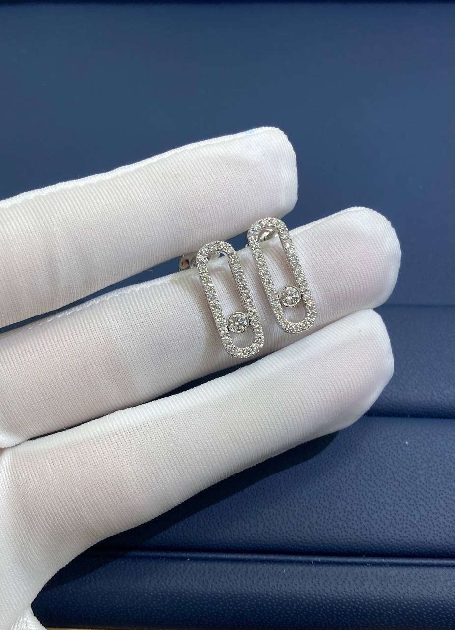 MSSK full pave diamond earrings