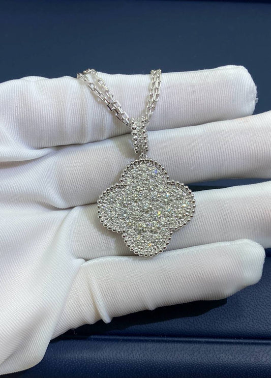 VC full pave diamond pendant, Large model