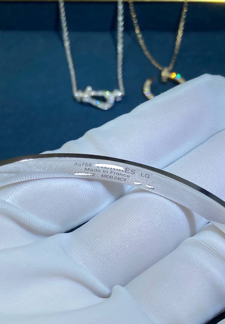 HRMS collie bracelet with diamonds